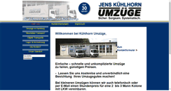 Desktop Screenshot of kuehlhorn-umzuege.de